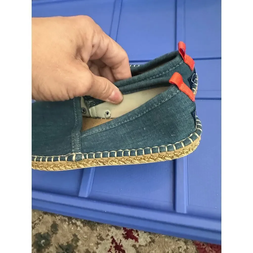 Sea Star Beachwear Girl Blue Beachcomber Espadrille Casual Shoes Size 13